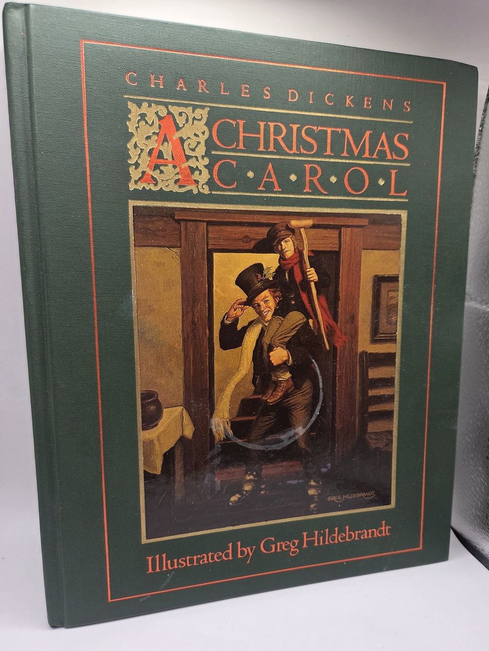 Vintage Charles Dickens A Christmas Carol, Greg Hildebrandt Illustrated HC Book